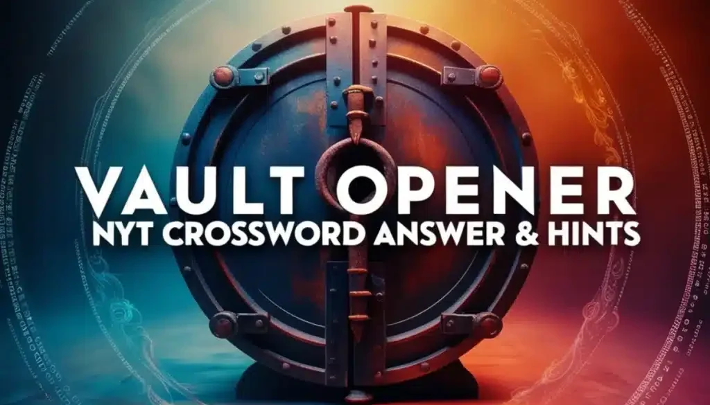 Vault Opener NYT Crossword: Clues, Answers, and Solving Tips